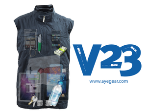AyeGear V23 - Travel Vest , Travel Vest - AyeGear, AyeGear - Travel Clothing, Carry Your iPad | Travel Vests | Hoodies | Jackets | Tees
 - 6